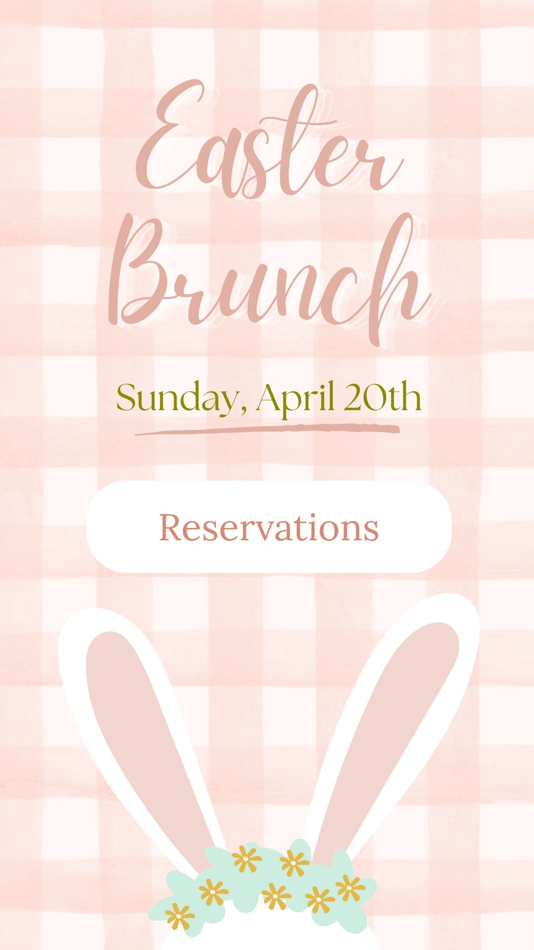 Easter Brunch 2025 make a reservation